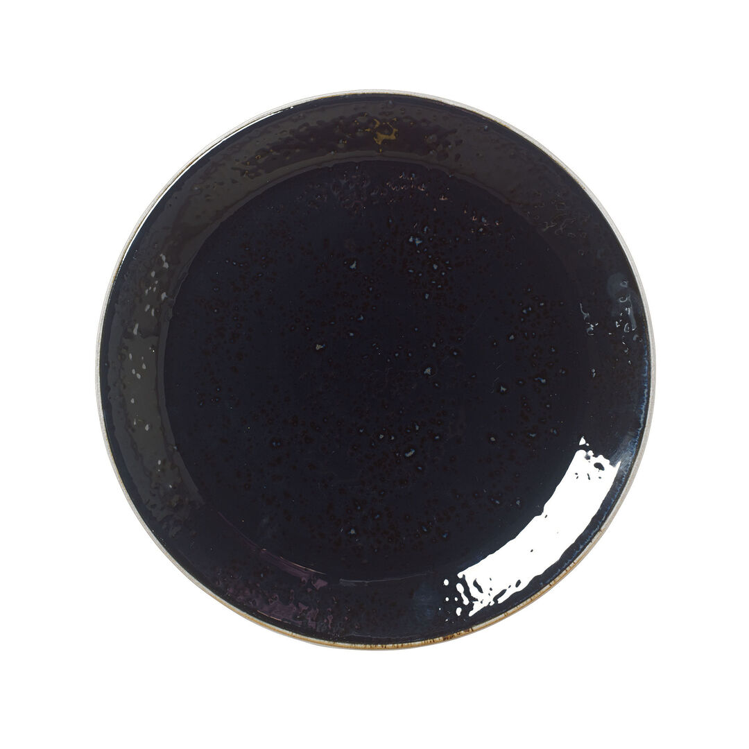 Craft Liquorice Coupe Plate 25.25cm (10"") Ceramic Plate Tableware Pack of 24