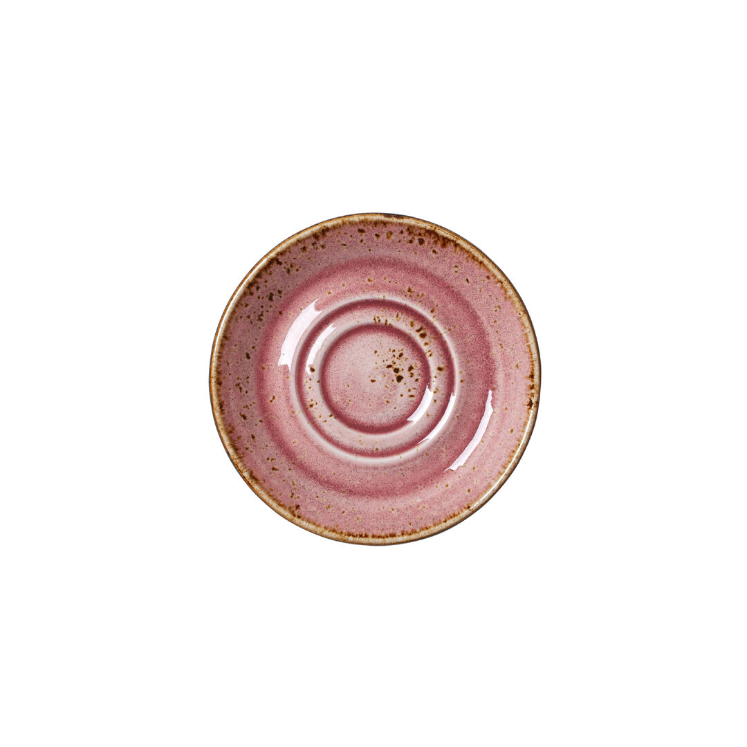 Craft Raspberry D/W Saucer 14.5cm Ceramic Saucer Plate Tableware Pack of 12