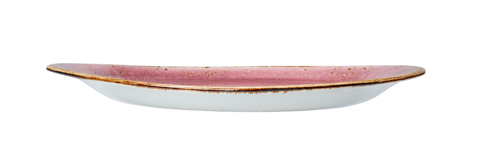 Craft Raspberry Freestyle Plate 25.5cm (10"") Ceramic Plate Tableware Pack of 12