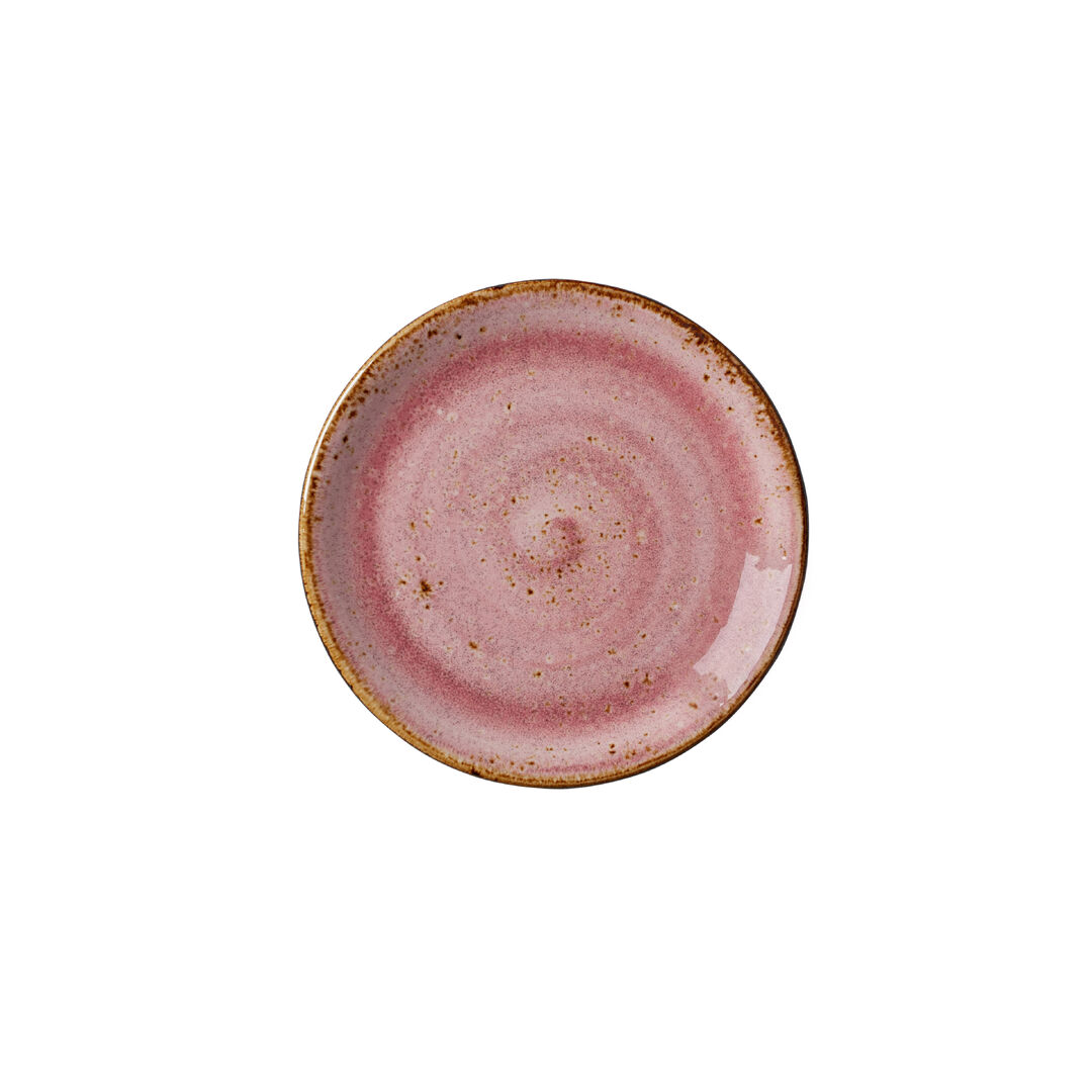 Craft Raspberry Coupe Plate 15.25cm (6"") Ceramic Plate Tableware Pack of 12