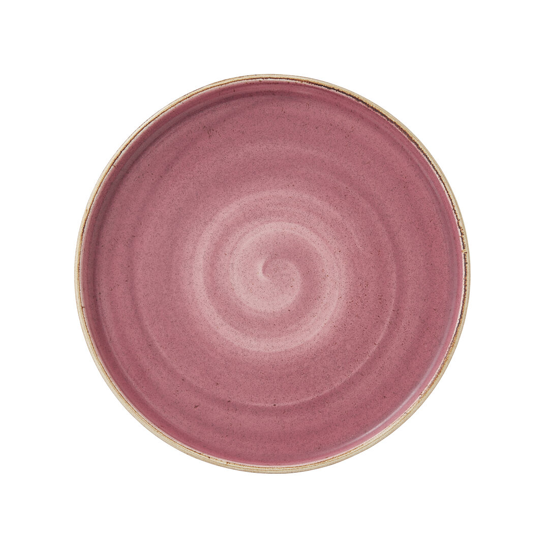 Craft Raspberry Stack Plate 25.5cm (10"") Ceramic Plate Tableware Pack of 12