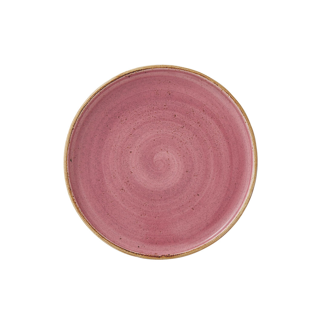 Craft Raspberry Stack Plate 20.25cm (8"") Ceramic Plate Tableware Pack of 12