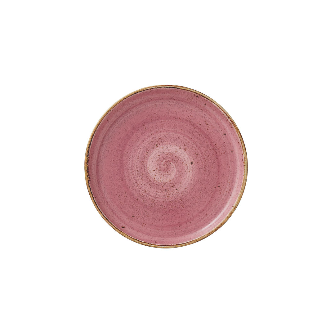 Craft Raspberry Stack Plate 16.5cm (6 1/2"") Ceramic Plate Tableware Pack of 12