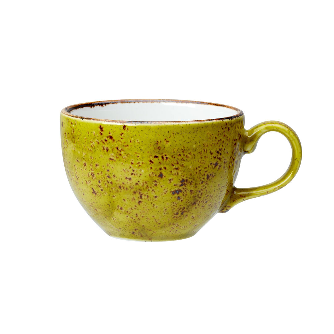 Craft Apple Low Cup 22.75cl (8oz) Ceramic Cup Home Bar Tableware Pack of 12