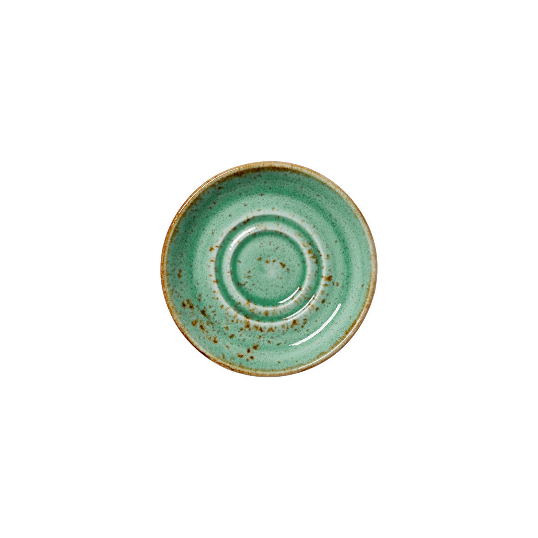 Craft Aqua D/W Saucer 11.75cm Ceramic Saucer Plate Set Tableware Pack of 12