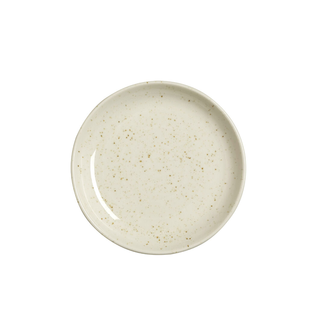 Amari Pepper Nordic Coupe Plate 16.5cm (6 1/2"") Ceramic Tableware Pack of 12