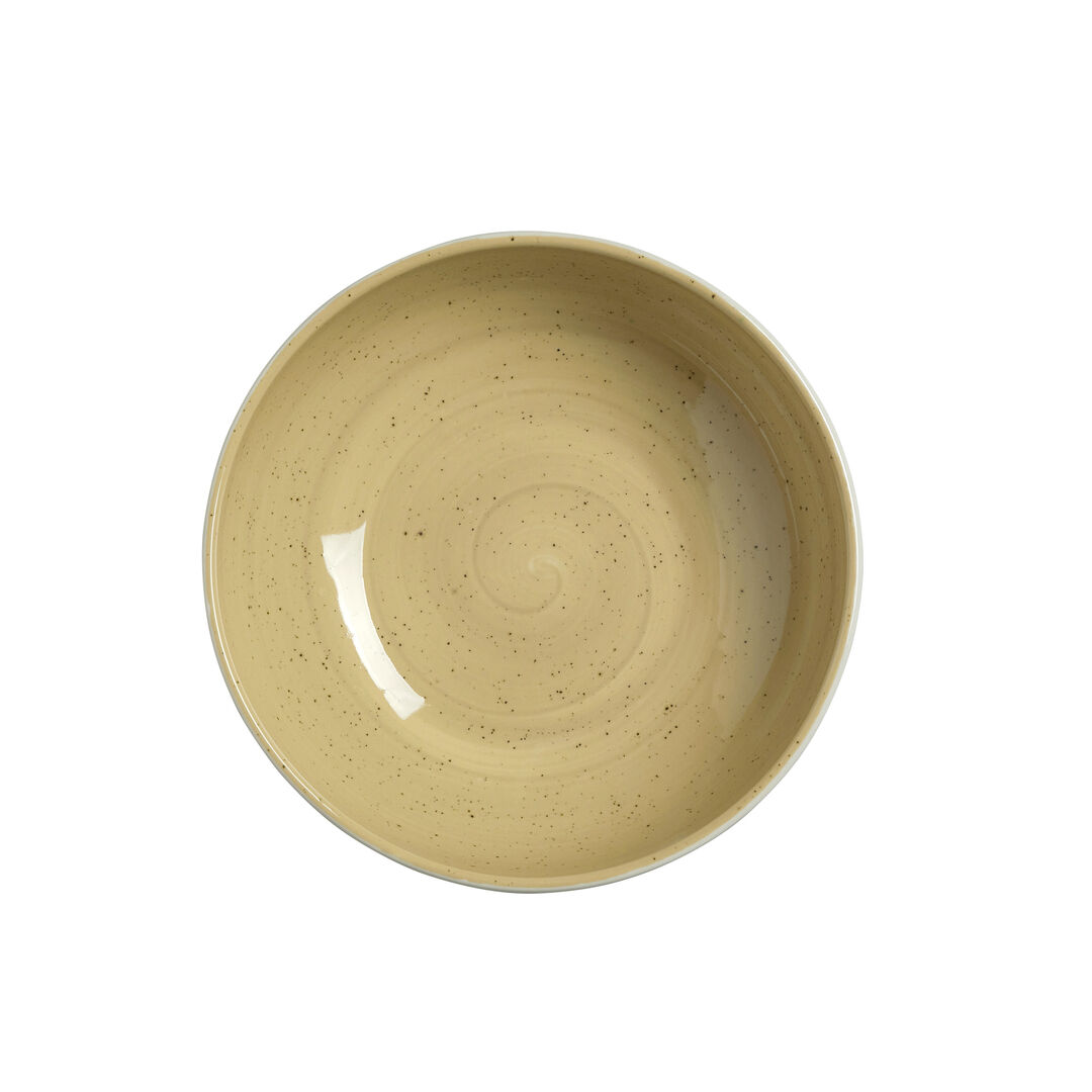 Amari Dijon Bowl 17.5cm 98cl Ceramic Serving Bowl Set Tableware Pack of 12