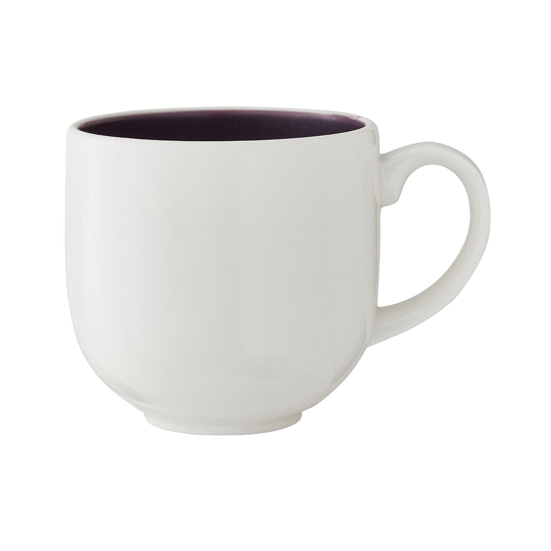 Ceramic Mug Nyx Damson City Mug Tableware Drinking  34cl (12oz) Pack Of 12