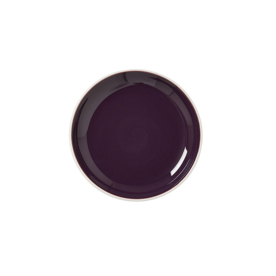 Nyx Damson Nordic Coupe Plate 16.5cm (6 1/2"") Ceramic Tableware Pack of 12