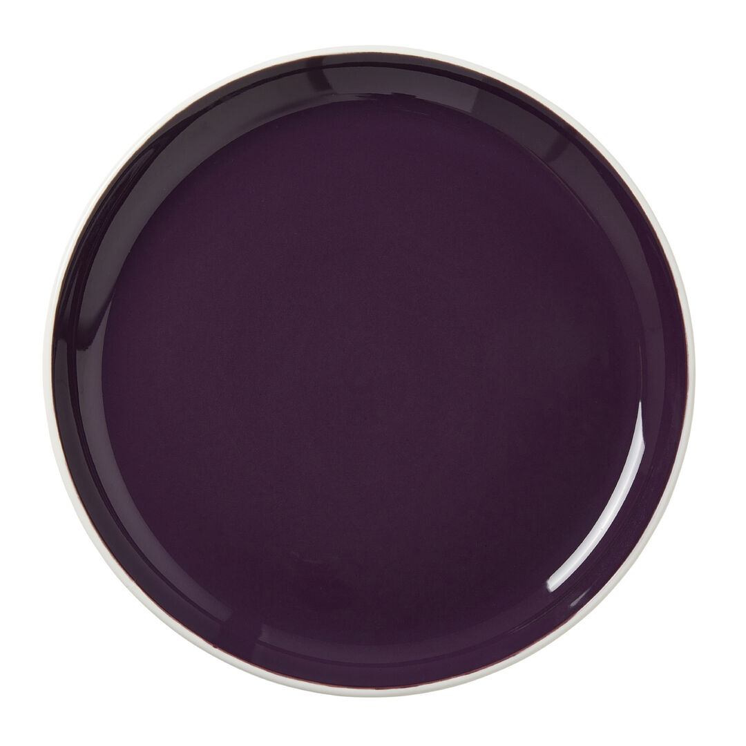Nyx Damson Nordic Coupe Plate 28cm (11"") Ceramic Plate Tableware Pack of 12