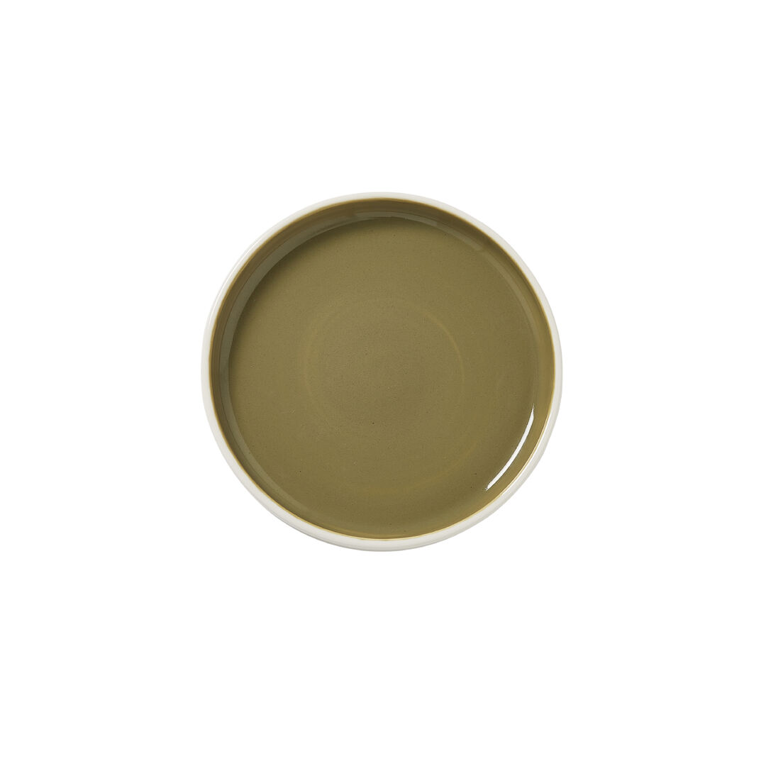 Nyx Olive Stack Plate 16.5 cm  Ceramic Serving Plate Set Tableware Pack of 12
