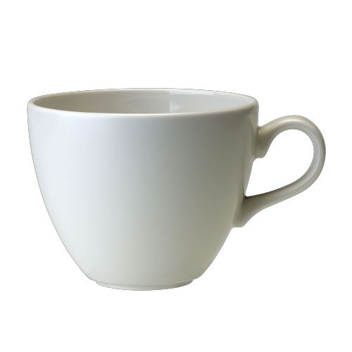 Liv Cup 35cl (12oz) white Ceramic Drinking Cup Set Home Tableware Pack of 24