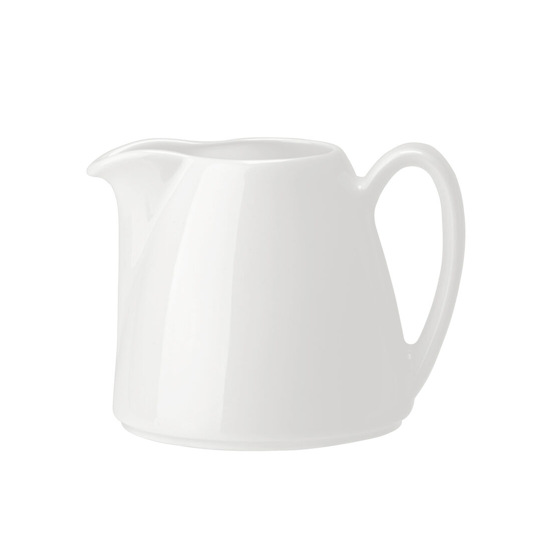 Liv Jug 28.5cl (10oz) White Ceramic Tableware Home Bars & Hotel Pack of 12