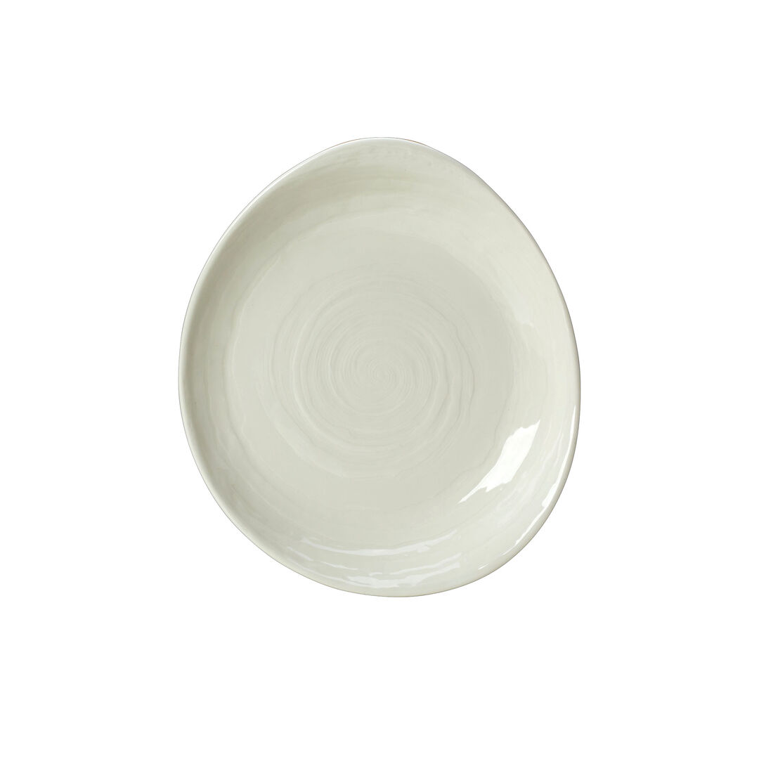 Scape Plate 25cm (10"") Ceramic Serving Plate Set Home Tableware Pack of 12