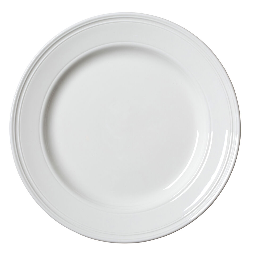 Bead Plate 28.5cm (11 1/4"") Ceramic Serving Food Plate Tableware Pack of 6