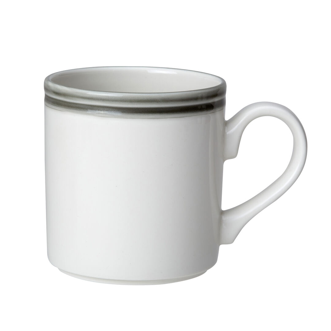 Ceramic Mug Grey Bead Truffle Mug Drinking Tableware 28.5cl (10oz) Pack Of 12