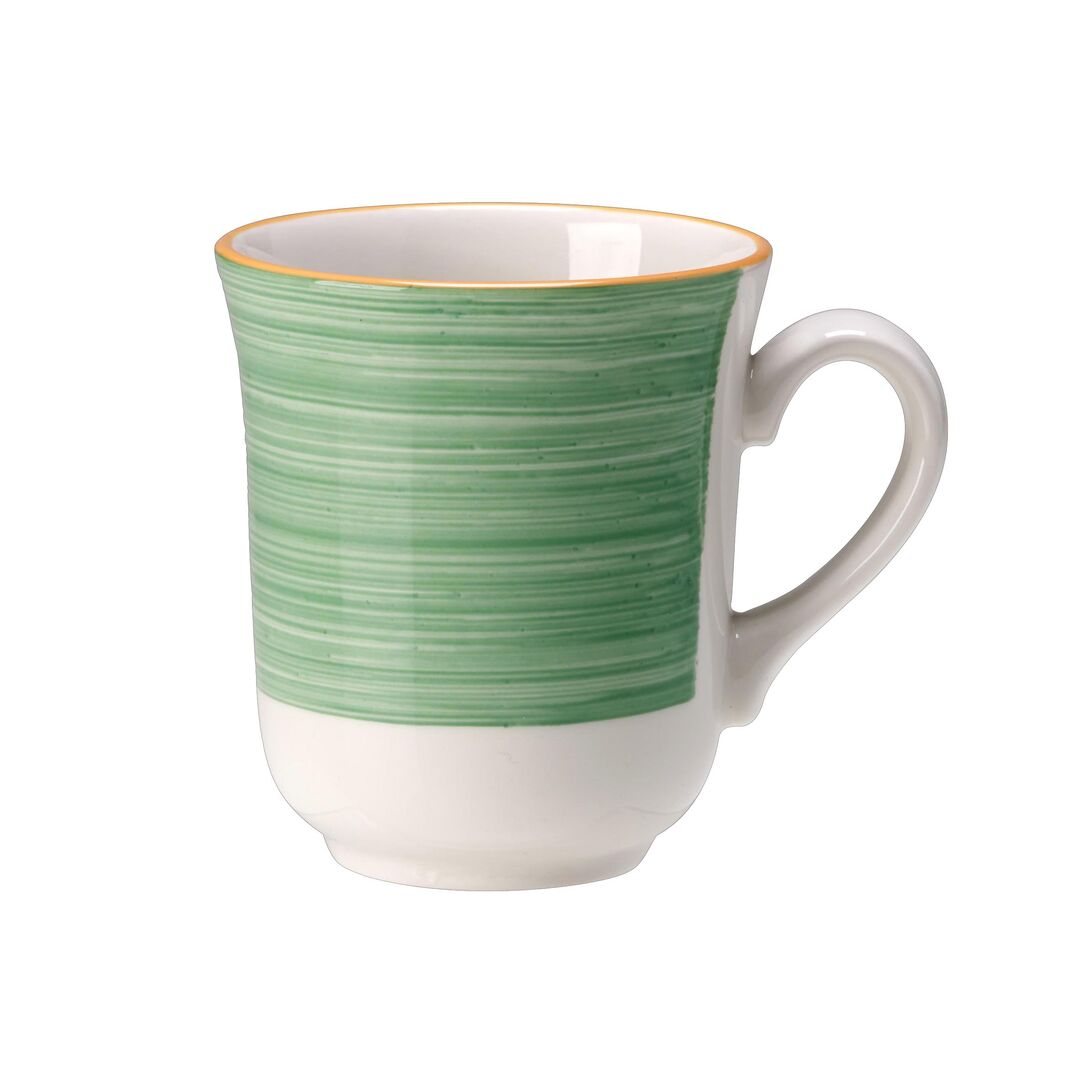Ceramic Mug Rio Green Club Mug Tableware Drinking 28.5cl (10oz) Pack Of 36