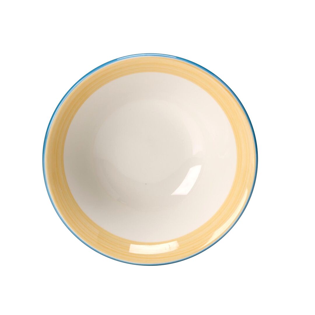 Rio Yellow Oatmeal Bowl 16.5cm 51.5cl Ceramic Bowl Home Tableware Pack of 36