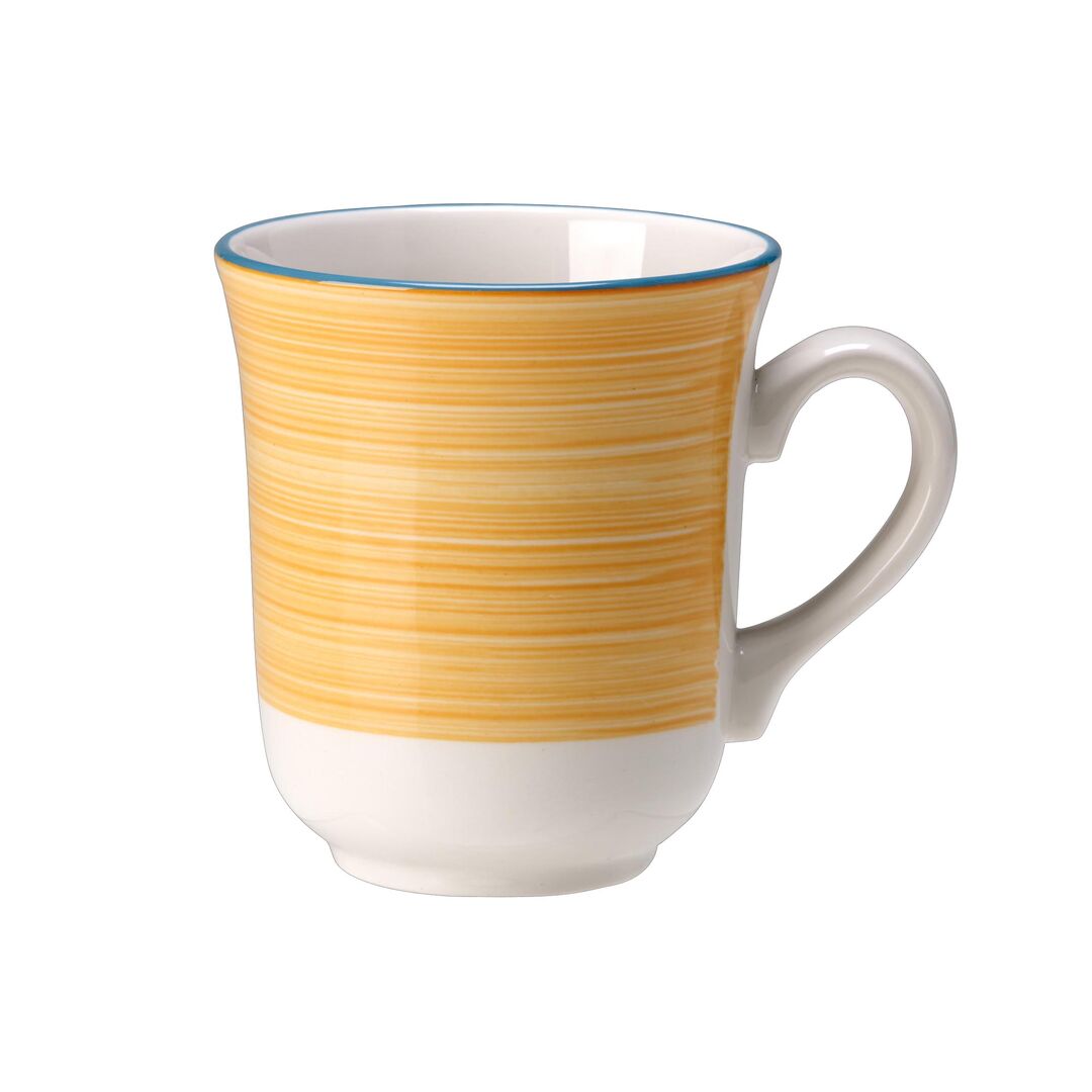 Ceramic Mug Rio Yellow Club Mug Drinking Tableware 28.5cl (10oz) Pack Of 36