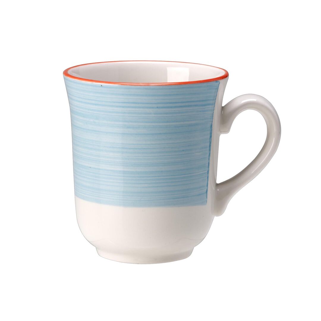 Ceramic Mug Rio Blue Club Mugs Drinking Tableware 28.5cl (10oz) Pack Of 36
