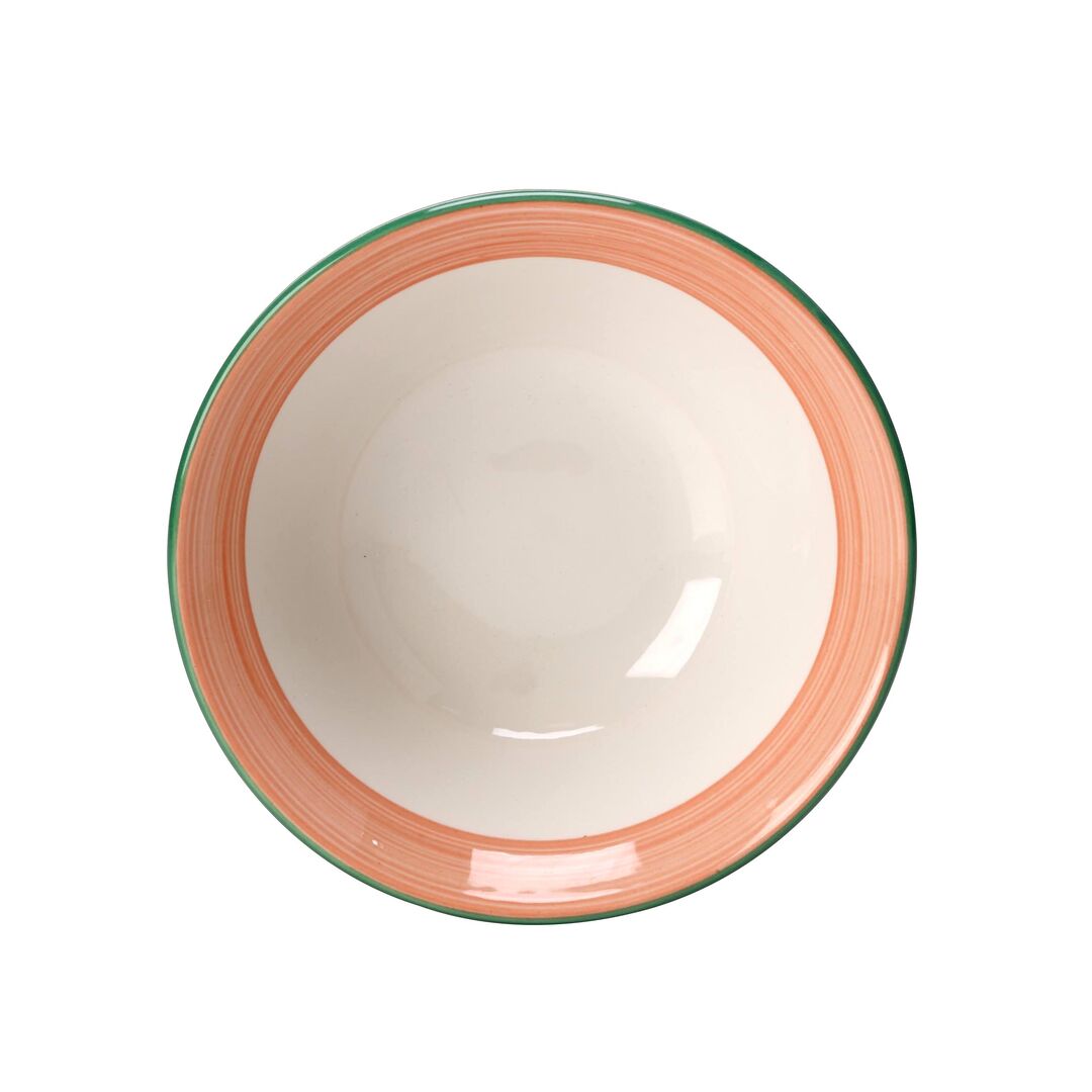 Rio Pink Oatmeal Bowl 16.5cm 51.5cl Ceramic Bowl Set Home Tableware Pack of 36