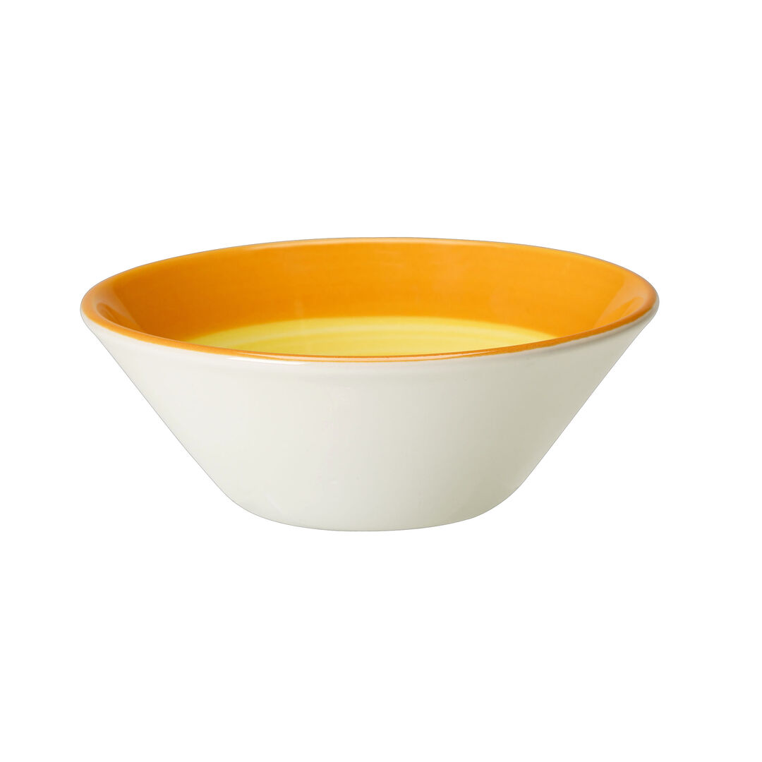 Freedom Yellow Essence Bowl 14cm 34cl Ceramic Serving Bowl Tableware Pack of 12