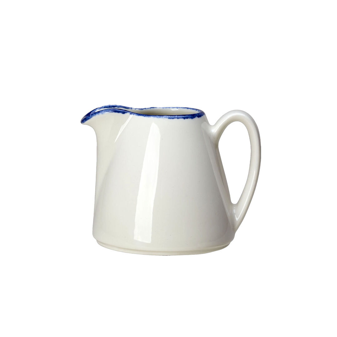 Blue Dapple Liv Jug 14.25cl (5oz) Ceramic Tableware Serving Jug Pack of 12