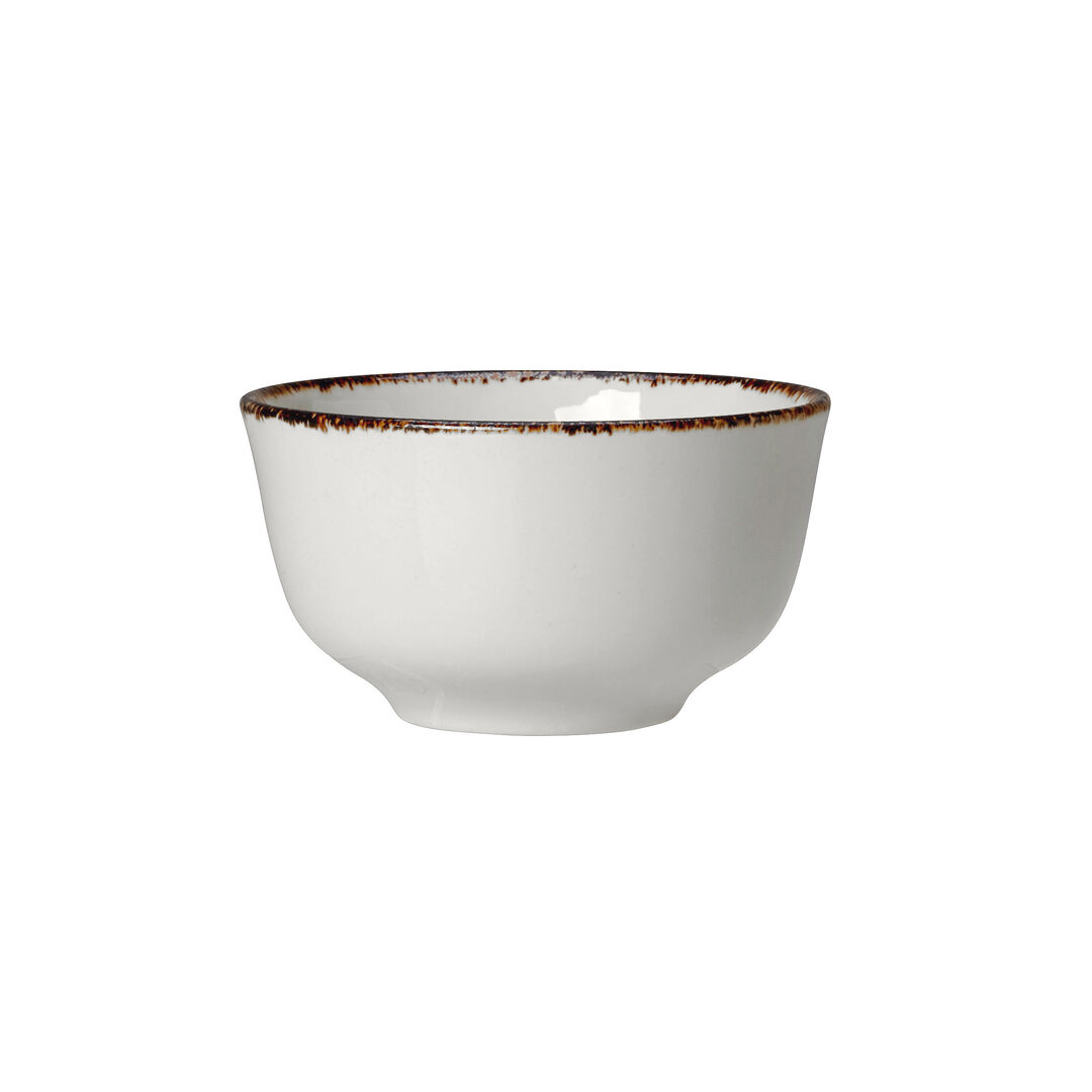 Brown Dapple Sugar Bouillon 22.75cl (8oz) Ceramic Sugar Serving Bowl Pack of 12