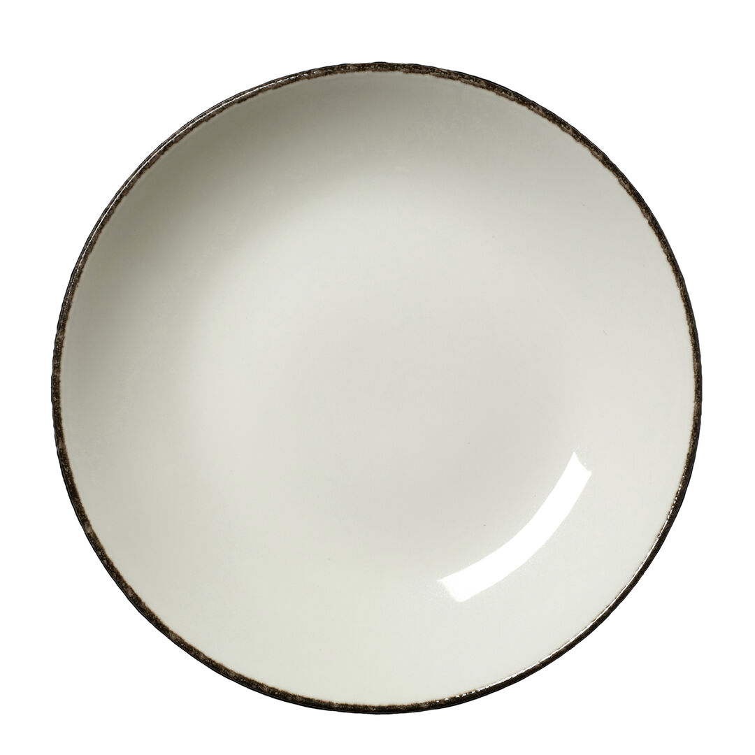 Charcoal Dapple Coupe Bowl 29cm 183.25cl  Ceramic Bowl Home Tableware Pack of 6