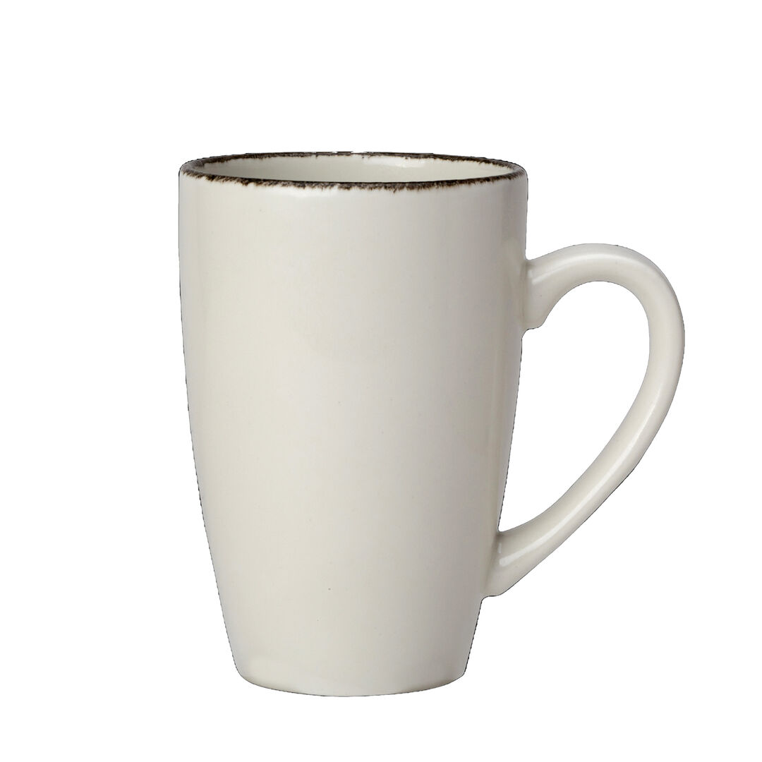 Ceramic Mug Charcoal Dapple Quench Mugs Tableware 28.5cl (10oz) Pack Of 24