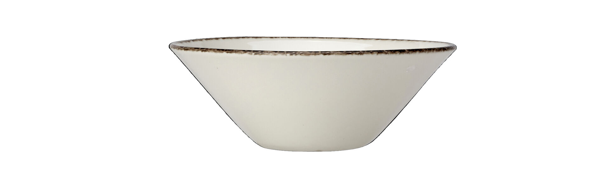 Charcoal Dapple Essence Bowl 16.5cm 58.5cl Ceramic Bowl Tableware Pack Of 24