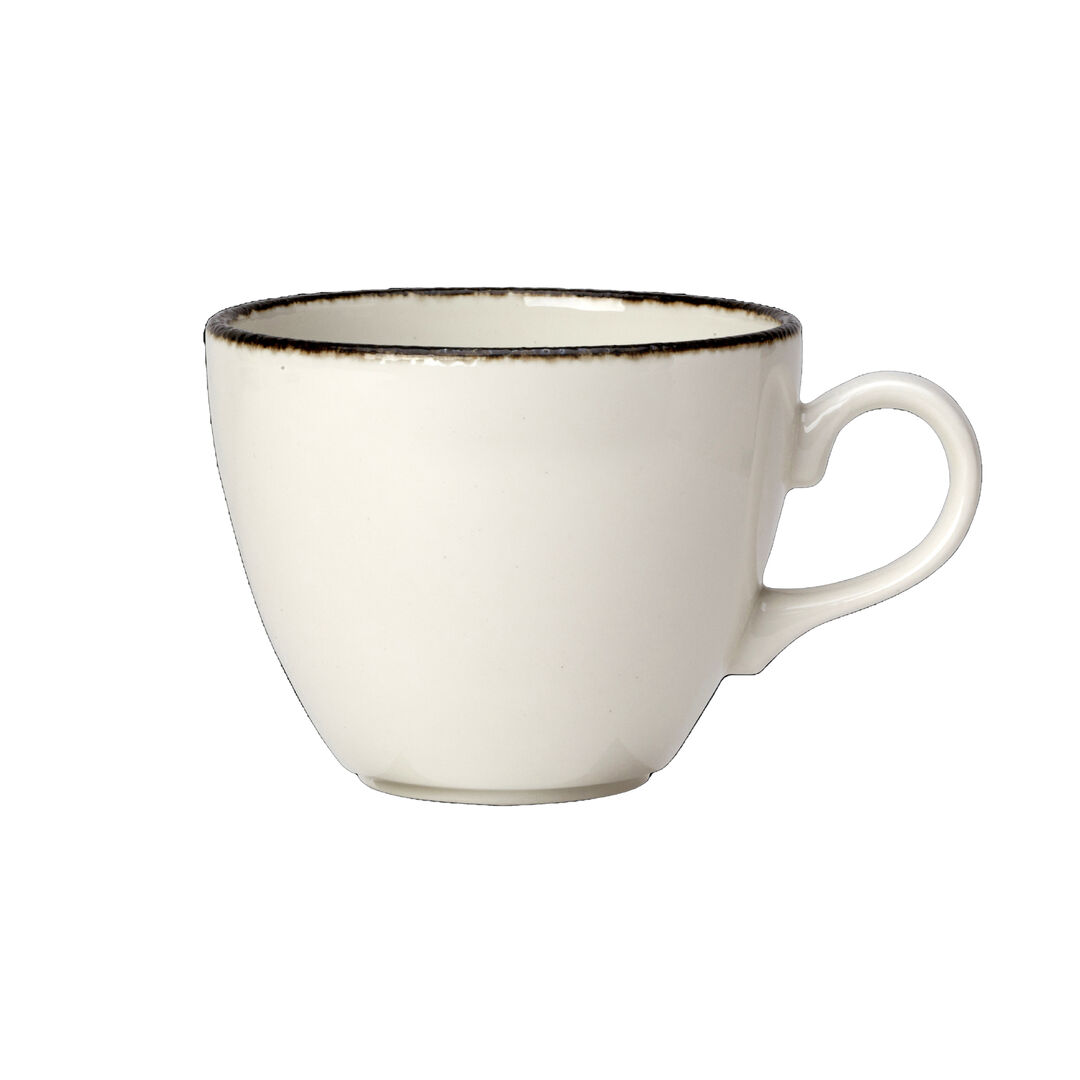 Charcoal Dapple Liv Cup 22.75cl (8oz) Ceramic Drinking Cup Tableware Pack of 36