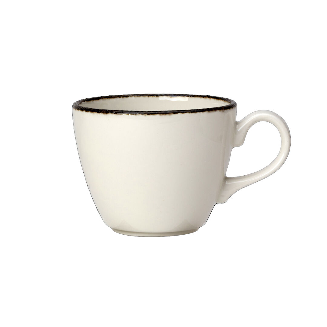 Charcoal Dapple Liv Cup 17cl (6oz) Ceramic Drinking Cup Tableware Pack of 36