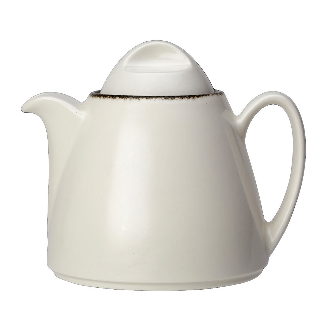Charcoal Dapple Liv Beverage Pot 35.0cl (12oz) Ceramic Serving Drink Pack of 6