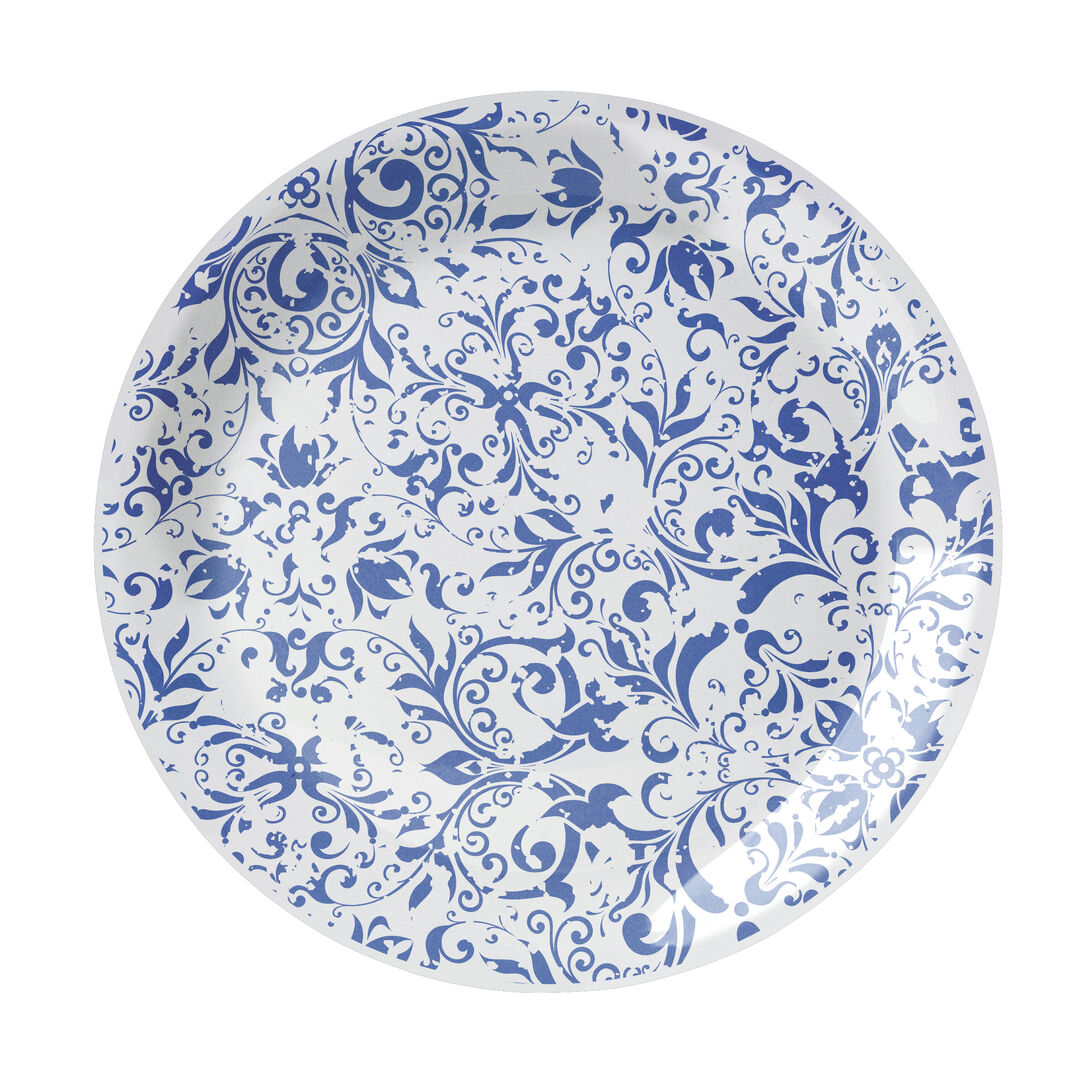 Ink Legacy Blue Coupe Plate 15.25cm (6"") Ceramic Plate Tableware Pack of 12