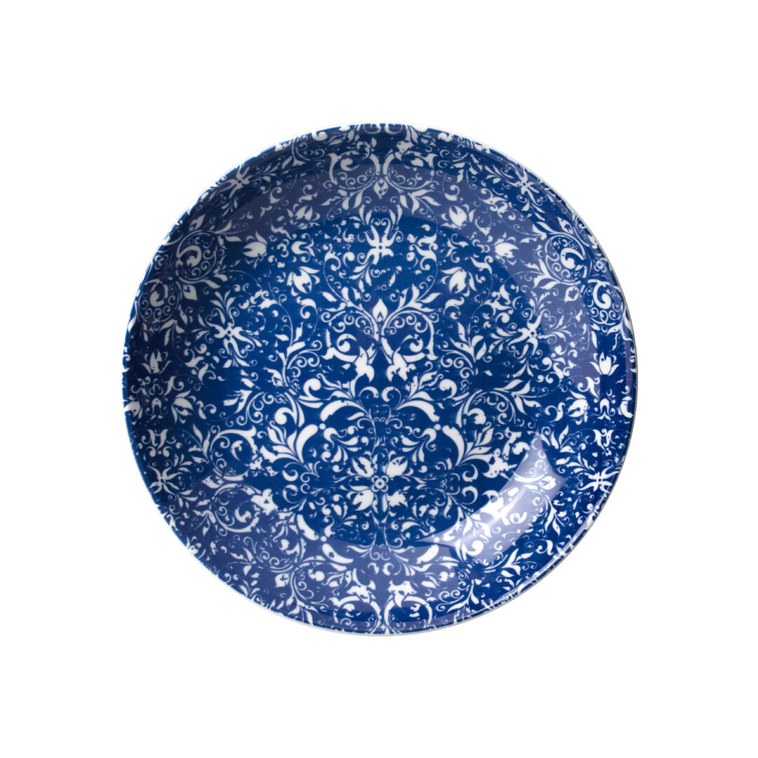 Ink Legacy Blue Coupe Bowl 21.6cm 83.5cl Ceramic Bowl Tableware Pack of 12