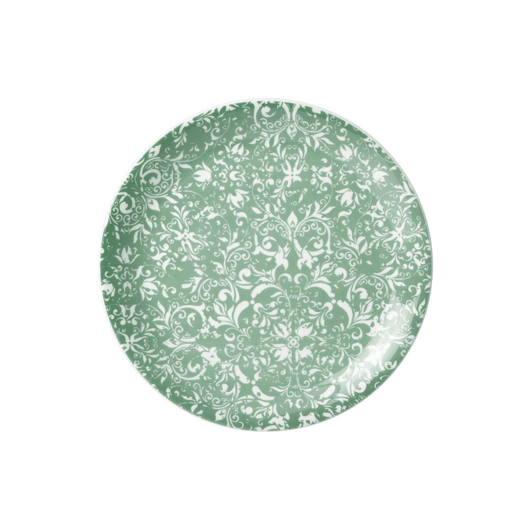 Ink Legacy Teal Coupe Plate 20.25cm (8"") Ceramic Plate Tableware Pack of 12