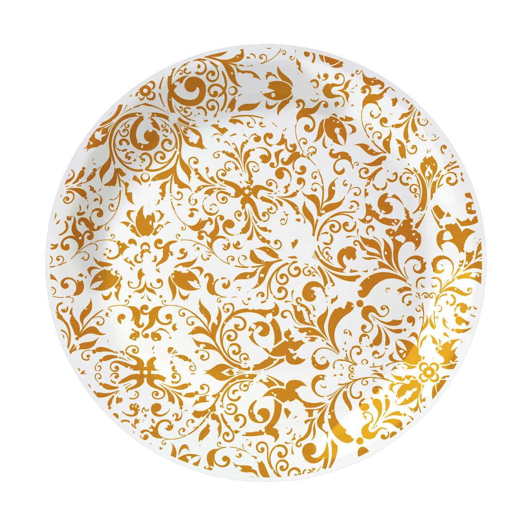 Ink Legacy Ginger Coupe Plate 15.25cm (6"") Ceramic Plate Tableware Pack of 12