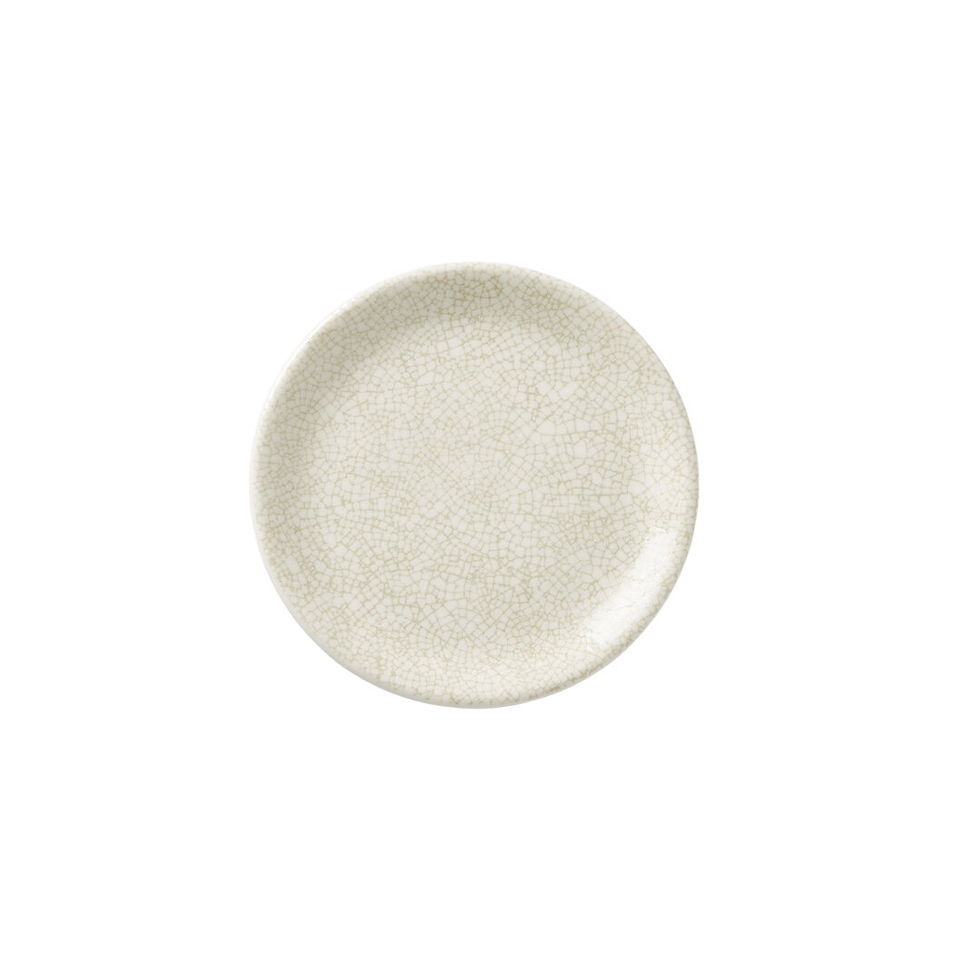 Crackle Reactive Taupe Coupe Plate 15.25cm (6"") Ceramic Tableware Pack of 12