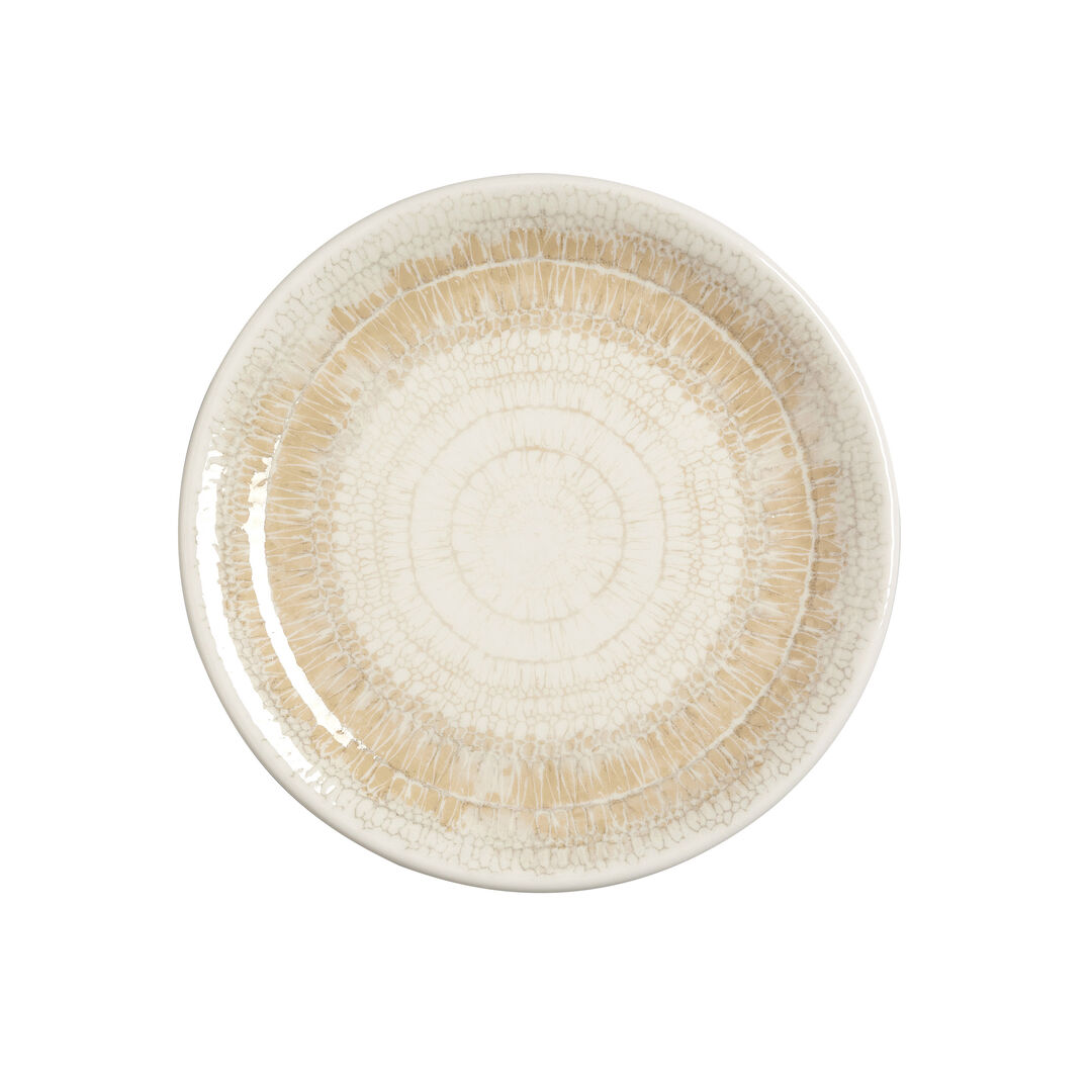 Petra Dune Coupe Plate 20.25cm (8"") Ceramic Plate Set Bar Tableware Pack of 12