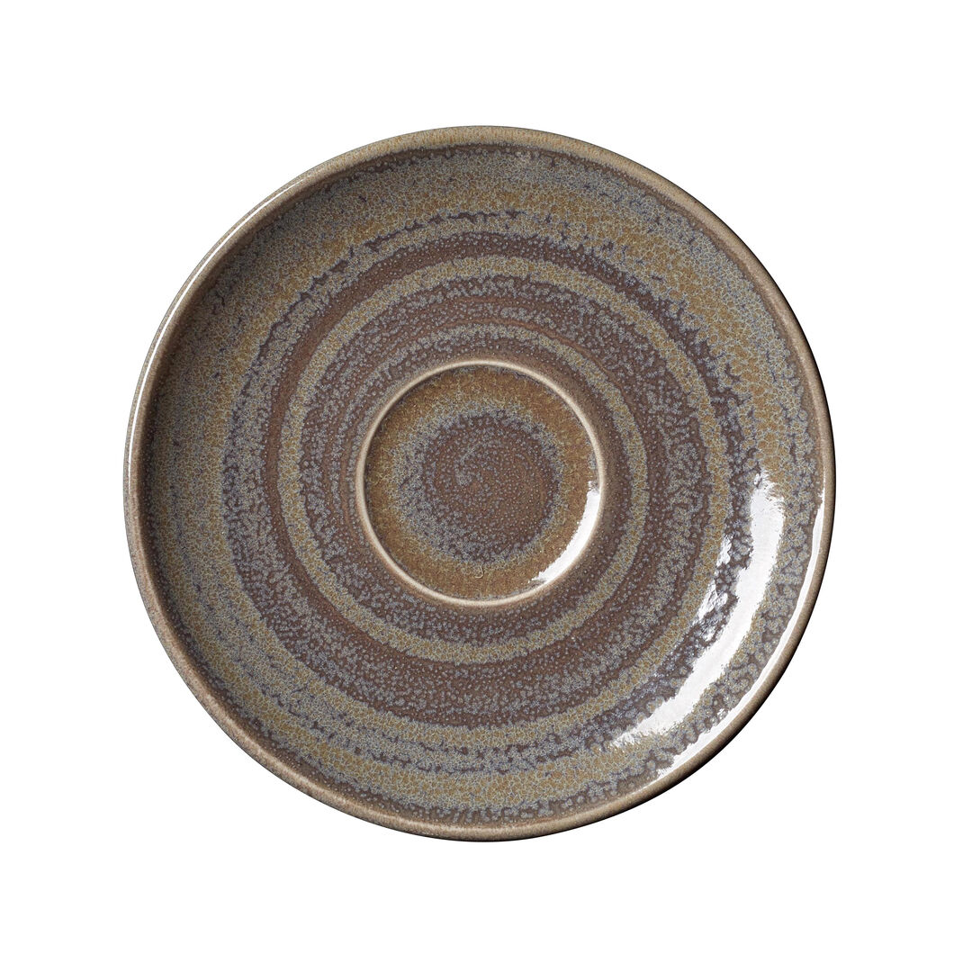 Revolution Granite Liv Saucer 15.25cm (6"") Ceramic Saucer Tableware Pack of 12