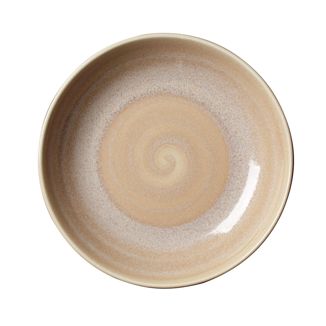 Revolution Sandstone Coupe Bowl 21.6cm 83.5cl Ceramic Tableware Pack of 12
