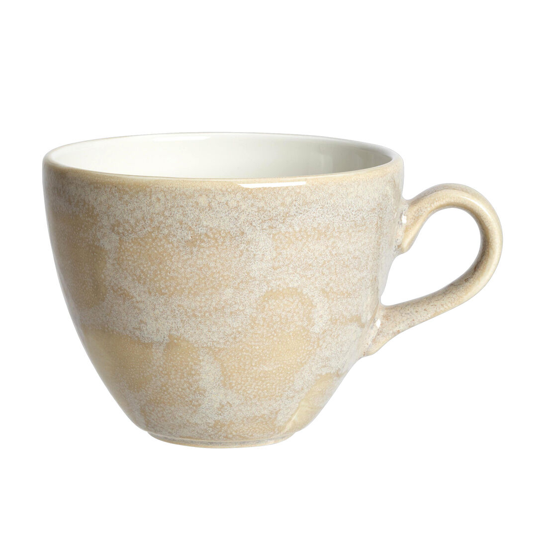 Revolution Sandstone Liv Cup 35cl (12oz) Ceramic Cup Set Tableware Pack of 12