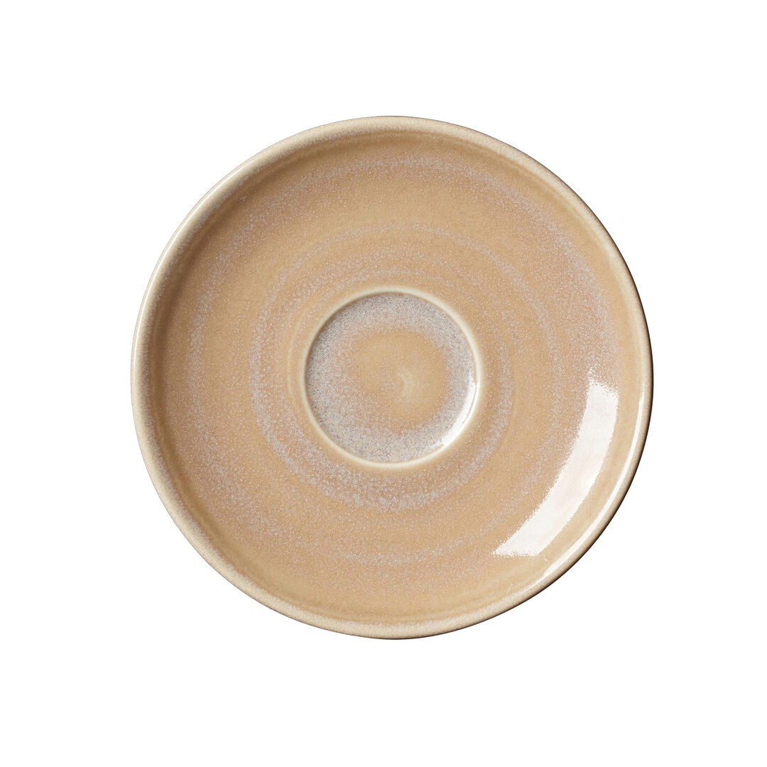 Revolution Sandstone Liv Saucer 15.25cm 6"" Ceramic Saucer Tableware Pack of 12