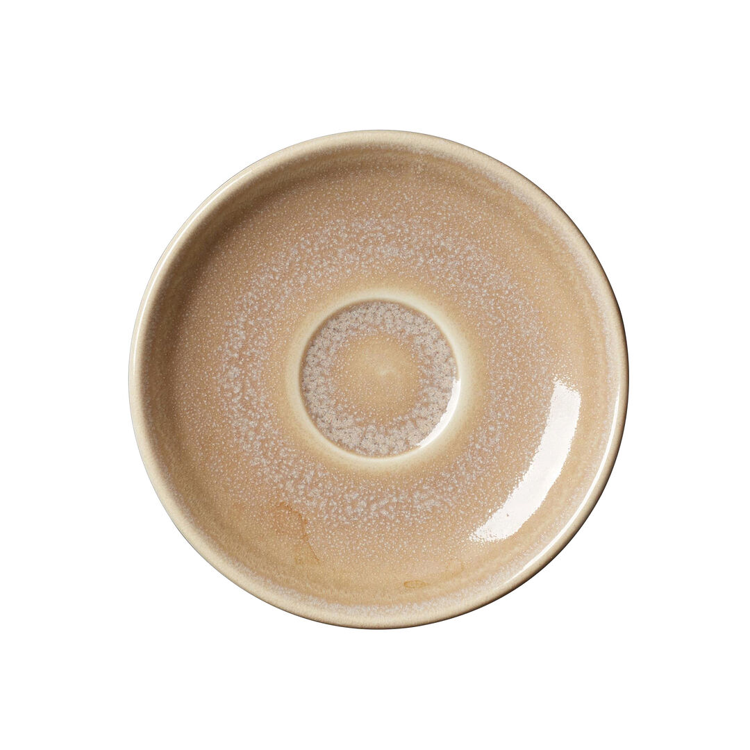 Revolution Sandstone Liv Saucer 12.5cm Ceramic Saucer Tableware Pack of 12