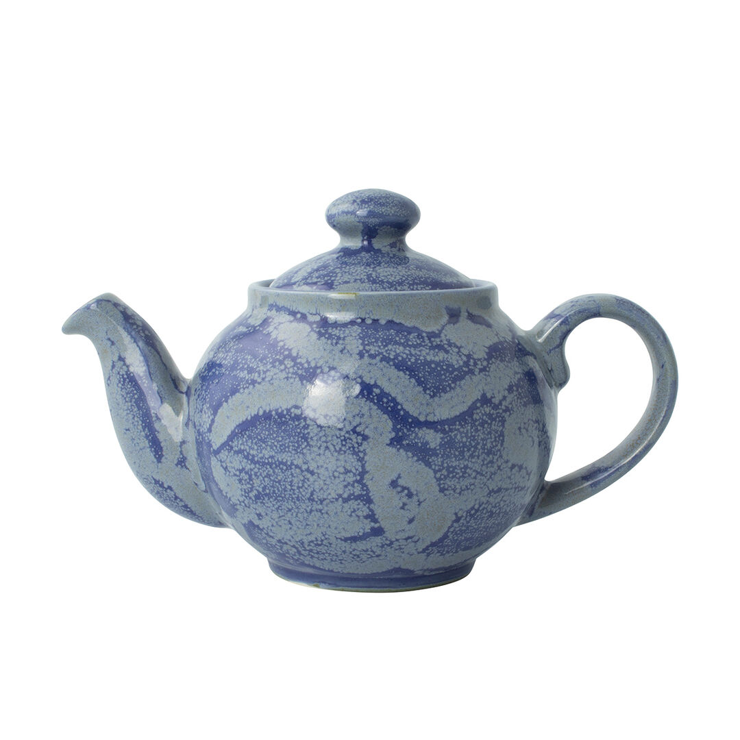 Revolution Bluestone Ceramic Teapot Serving Tableware 42.5cl (15oz) Pack of 6