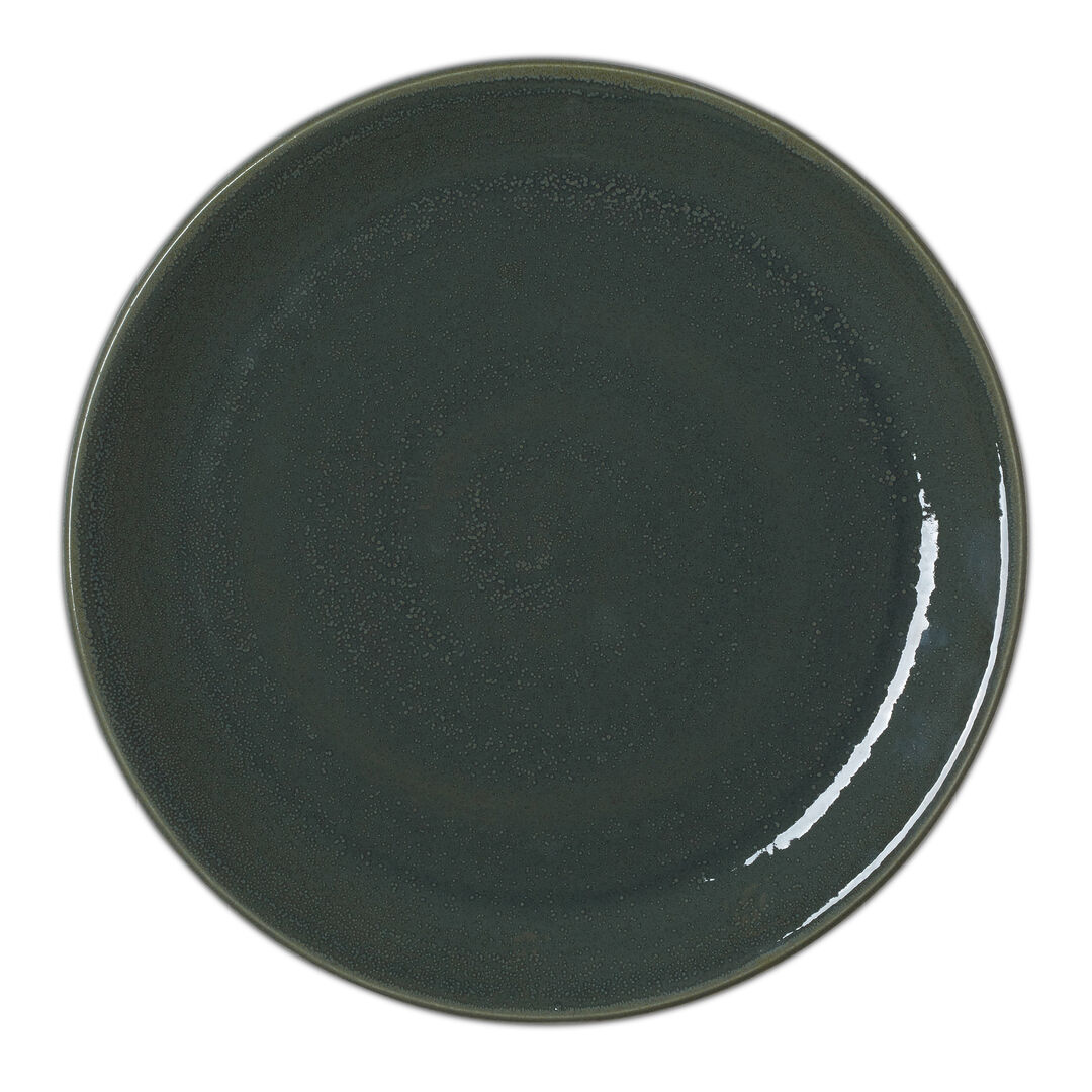 Revolution Jade Coupe Plate 28cm (11"") Ceramic Plate Set Tableware Pack of 12