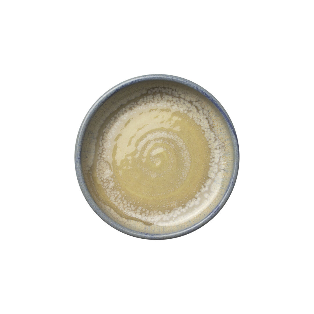 Aurora Revolution Bluestone Round Stacking Tray 10.25cm (4"") Ceramic Pack of 12