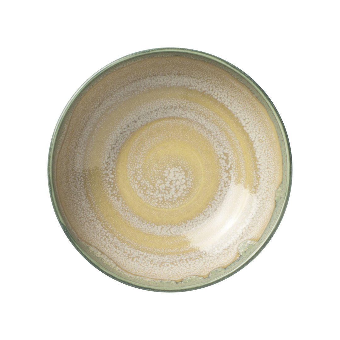 Aurora Revolution Jade Bowl 17.5cm 98cl Ceramic Bowl Set Tableware Pack of 12