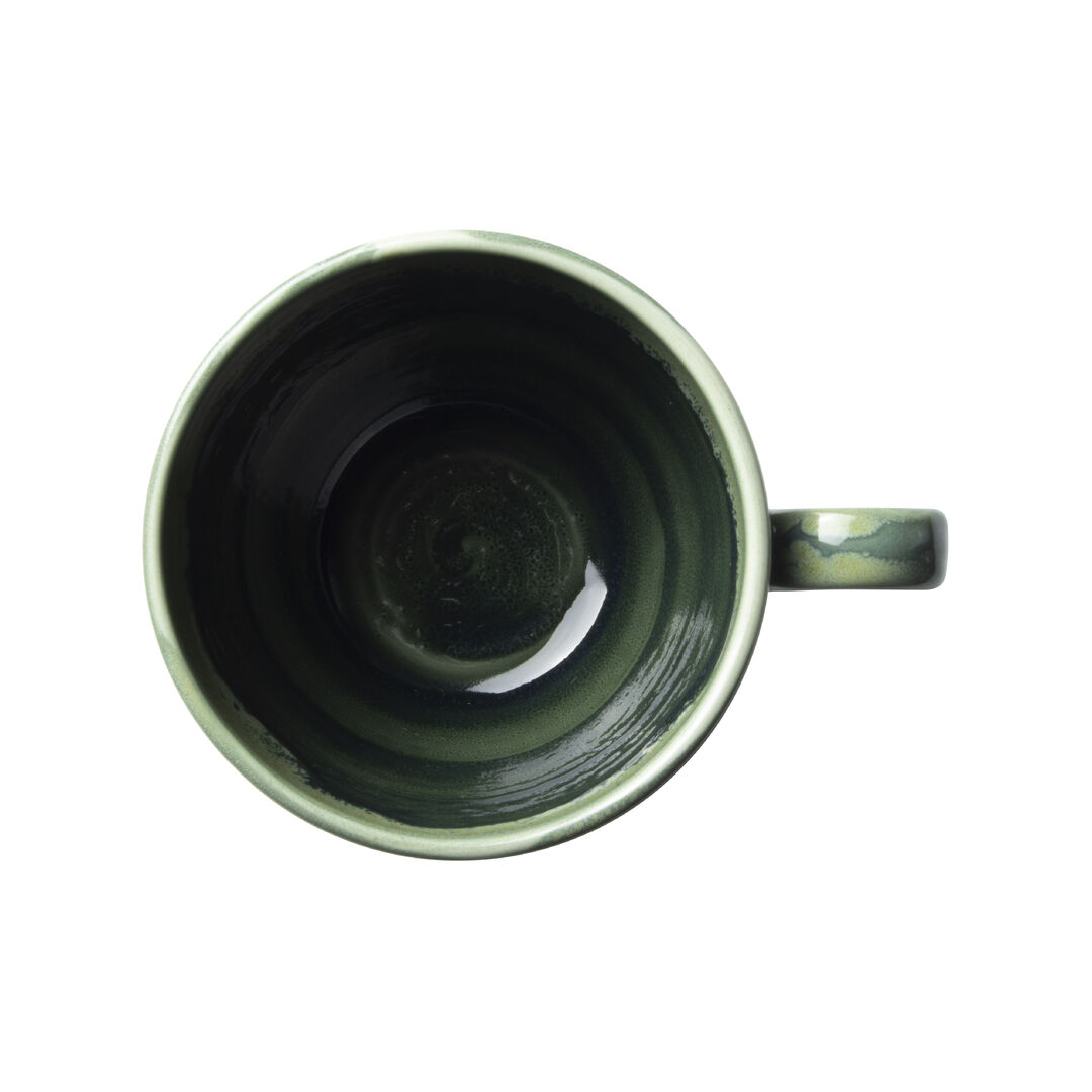 Ceramic Aurora Vesuvius Burnt Emerald City Mug Tableware 34cl(12oz) Pack Of 12